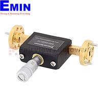 Fairview SMW15AT001-30 WR-15 Waveguide Continuously Variable Attenuator With Dial 0 to 30 dB Operating from 50 GHz to 75 GHz, UG-385/U Round Cover Flange