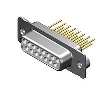 Molex / FCT 173109-0977 Receptacle FCT DSUB STR PC RCPT 9 PN W/CLINCH