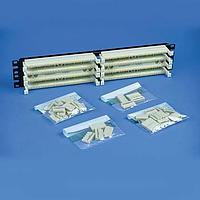 Panduit P110B1004R2Y Racks & Rack Cabinets 110 Punchdown Kit with Bases with 4 PR