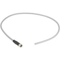 HARTING 21348100481040 Sensor Cables / Actuator Cables M8 A-code Single Ended Overmolded Cable Assembly, 4pin, straight female, PVC Gray, 4.0m
