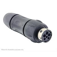 Eaton Souriau-Sunbank UTGX1JC103W3S Receptacles In line receptacle, with cable gland backshell, for 6 female contacts, IP68/69K