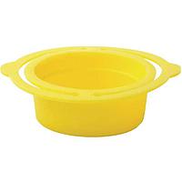 Essentra Components 498720 Center Pull-Tab .374in-.453in Ring Pull Plug:LDPE Yellow