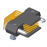 Amphenol Socapex HDASF020YC-000 Connectors HDAS Plug 20 Right Angle PC tail contacts