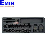 TOPTUL GCAT1807-  18PCS - 1/2inch DR. Flank Impact Socket Set