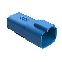 Amphenol SINE Systems AT04-4P-BLU Connectors A SERIES-AT-CONNECTORS