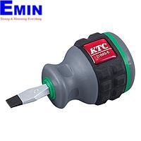 KTC D1MS-6 plastic grip stubby screwdriver (25mm x 75mm, flat)