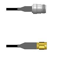 Amphenol Custom Cable Q-1W0690008010i RF Cable Assemblies N-SJ/SMA-SP RG58 10I