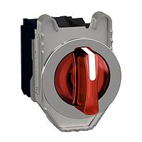 SCHNEIDER XB4FK134B5 Knob Type Selector FLUSH ILL SW RED 3POS 24V 1NO 1NC