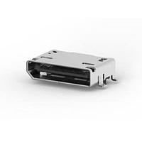 AMP Connectors - TE Connectivity 2308578-2 Receptacles ASSY, NPIO 42CKT RA, RECEPTACLE, SMT