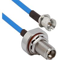 Amphenol SV Microwave FB292-085-MBSMP-060 RF Cable Assemblies 2.92mm BKHD F SMP M BKHD 6"Cable