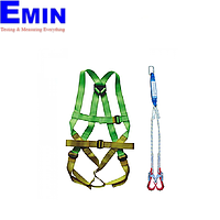 ADELA H4501+EW71052 Full Body Harness Completed set with 2 Aluninium Lanyards