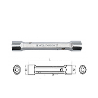 Yato YT-4926 Heavy duty tubular socket wrench 30x32mm