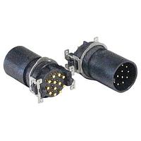 Bulgin PXPLCP12SMM12APC Straight M12 A-Code 12P/M SMT