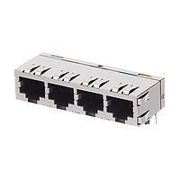 AMP Connectors - TE Connectivity 5406281-3 Modular MJ ASSY,4P,8POS,SH RVPGT,CAT5