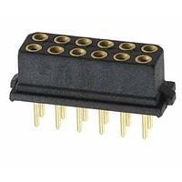 Harwin M80-8501245R Receptacle Assembly 6+6 DIL PC TAIL CONN T/R 350/R