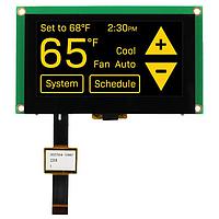 Newhaven Display NHD-2.7-12864WDY3M-CTP OLED Display Modules 2.7 YLW GRAPH OLED CAPTOUCH FFC