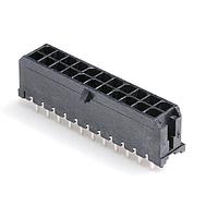 Molex 43045-2228 Shrouded MicroFit 3.0 V TH Hdr DR Tin 22Ckt