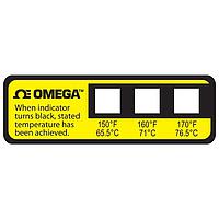 OMEGA TL-DWS-150-50 Dishwasher Safe Non-Reversible 3 Temperature Point Label (170 °F)