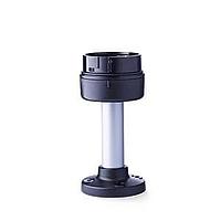 Auer Signal 910742900 Base Modules PC7MR Aluminium tube base with plastic foot  100 mm, black