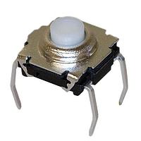 E-Switch TL6100BF500QP Tactile Switch Tactile, SPST-NO, Off-(On), Through Hole