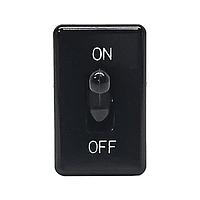 Carling Technologies 215-BL/ON-OFF Toggle Switches 1-pole, ON - None - OFF, 10A/20A 250VAC/125VAC 1/2 HP, Non-Illuminated  Toggle Switch with Screw Terminals
