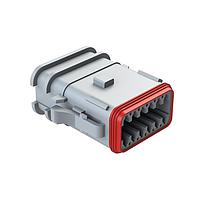 Amphenol SINE Systems AT06-12SA-OMRDGRY Automotive Connectors 12 Position Overmolded Plug, Socket, Reduced Seal, Keyed A, Gray