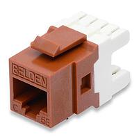 Belden AX104187 Fiber Optic Connectors CAT5E JACK KCONN PURPLE (DARK)