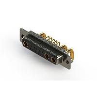 EDAC 630-13W3640-2TA Mixed Contact D-Sub Connectors Right-angle Power Combo D-Sub Connector