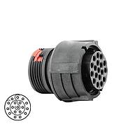 Eaton Souriau-Sunbank CL1F3100 Connectors 18P Socket Plug Sz 3 Unsealed