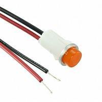 VCC 1051C3 Neon Panel Mount Indicators AMBER DIFFUSED 1/2" MOUNTING HOLE