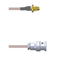 Amphenol Custom Cable Q-2U00I0001144i RF Cable Assemblies SMA-SJB/BNC-SP G178 144I