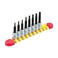 KTC TBT208TH T type tamper-proof torx bit socket set (1/4", 8pcs)