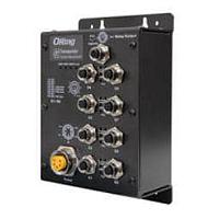 ORing TGXS-1080-M12 Unmanaged Ethernet Switches EN50155 8-port unmanaged switch; 8 10/100/500/1000TX M12