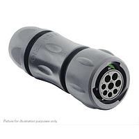 Eaton Souriau-Sunbank UTSX6JC148S Plugs Plug, with cable gland backshell, for 8 female contacts, IP68/69K