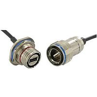 Amphenol Socapex USBFTVX7SA2G05A USB Cables / IEEE 1394 Cables Rugged USB Cbl 50cm Jam Nut Receptacle