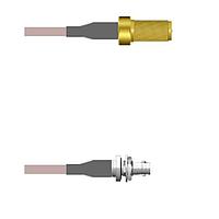 Amphenol Custom Cable Q-7100P0005018i RF Cable Assemblies SMA-SJ/HDBNC-SJB G316 18I
