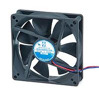 Orion Fans OD9225-24HB01A Axial DC Fan, 92x92x25mm, 24VDC, 53CFM, 0.14A, 35dBA, Ball, Wire, Open Collector Tach