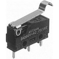 Panasonic Industrial Devices AV38429 Snap Action Switches SWITCH FS ROLLER LVR SILV.110"QC