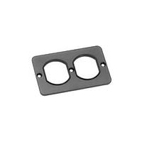 Molex 1301380021 Wire Ducting & Raceways DUP COVER PLATE FOR OUTLET BOX BLACK