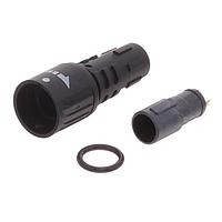 Amphenol Alden 320014 Connectors Ovr Mld Sldr Cup Plg Kit In line 2P 22AW