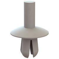 Essentra Components 61PR200200 Push-In Rivet Push Rivet, .187 Hole, .125-.187 Panel Thk