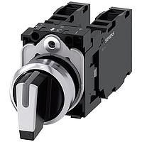SIEMENS A6X30143164 Multi-Directional Switches SELECTOR SWITCH. I-O-II. BLACK. WHITE