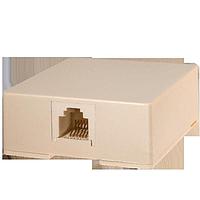AIM-Cambridge / Cinch Connectivity Solutions 32-2036 Box SURF. MT. BOX SGL. 6 PIN IVORY