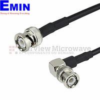 Fairview FMCA1225 BNC Male to RA BNC Male Cable RG-58 Coax