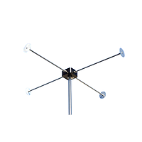 Schwarzbeck RSH 113 Horizontal Polarized Omnidirectional Antenna (108 – 118 MHz)