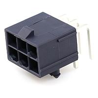 Molex 172448-0006 Power to the Board MiniFitJr RA DR/Pegs Tin Glow Wire 6Ckt