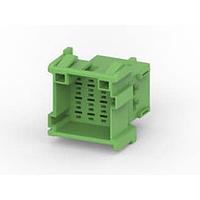 AMP Connectors - TE Connectivity 1-967627-1 Housings 12P 2TAB PLUG YW/GR CONNECTOR HOUSING