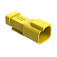 Amphenol SINE Systems AT04-2P-R120YEL Connectors 2-WAY RCPT 120 Ohm YELLOW RESISTOR