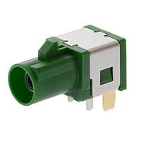 Molex 201126-0005 RF Connectors / Coaxial Connectors FAKRA JACK RA TH 50 Ohms KEY-E GRN