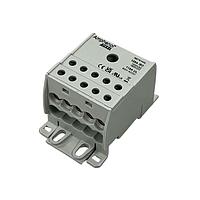 Amphenol Auxel 38076AAXL DIN Rail Terminal Blocks 1P - Power Distribution Block - 125A